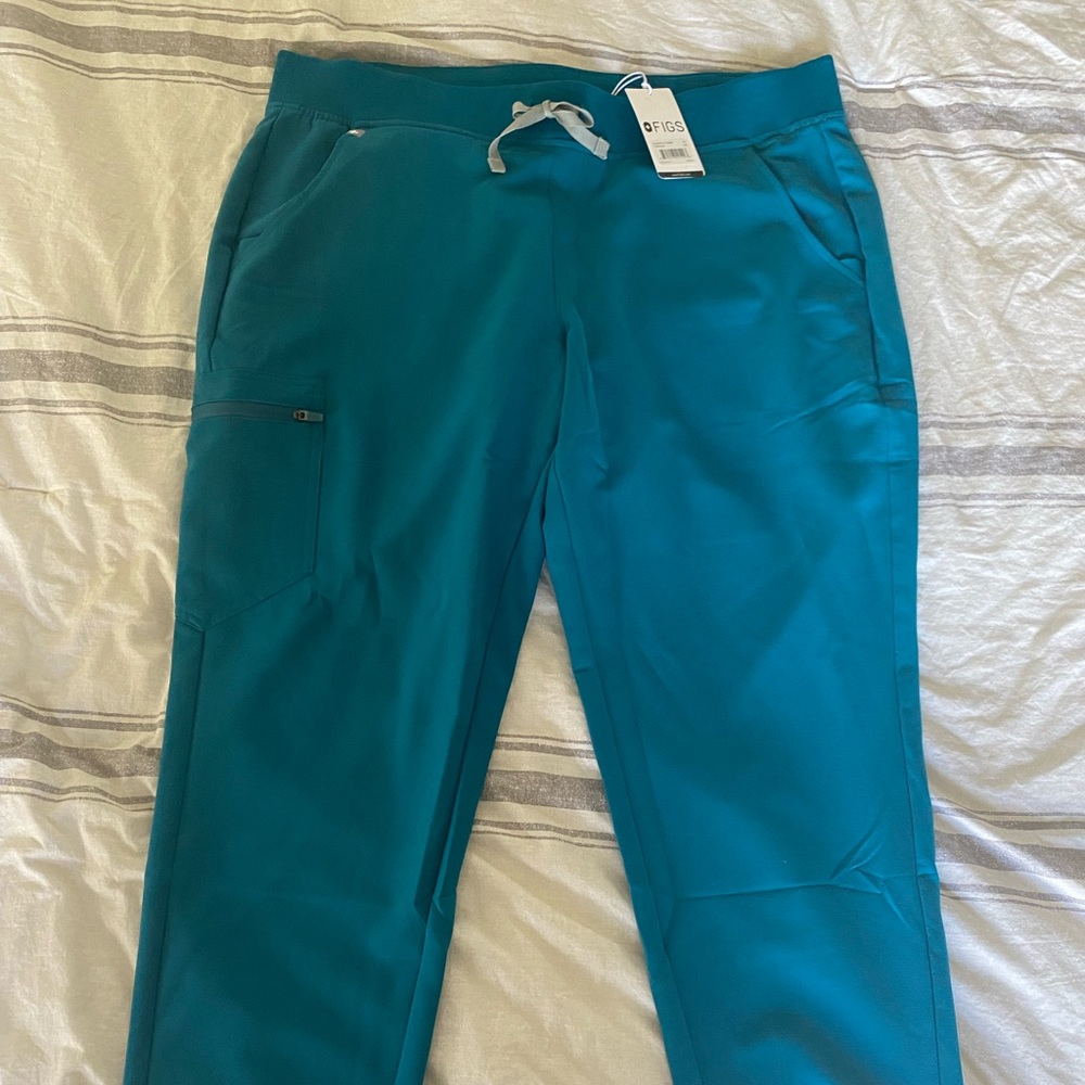 NWT Figs teal Zamora joggers
